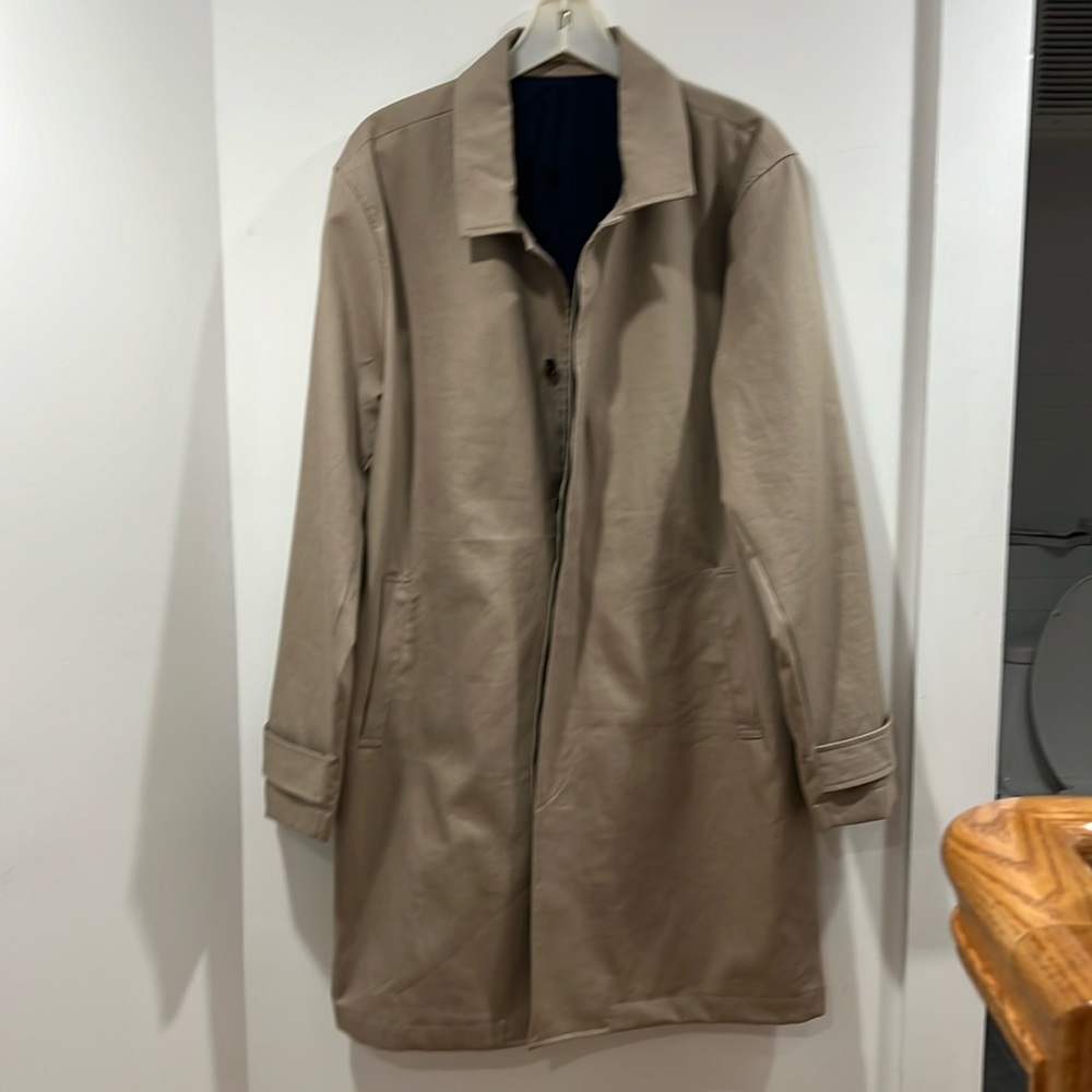 Bonobos hidden button rain/trench coat